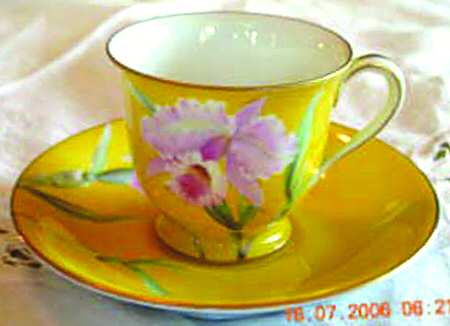 N2841 Footed Cup & Saucer Set