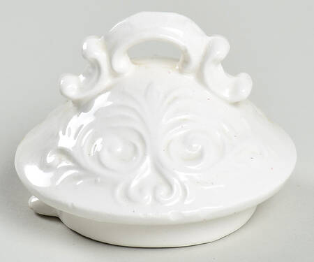 White Provincial Lid for Teapot