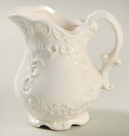 White Provincial Creamer