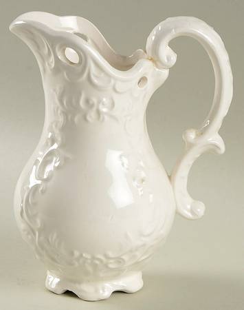 White Provincial 8 Oz Pitcher