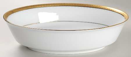 Metropolitan Gold 9" Oval Vegetable Bowl