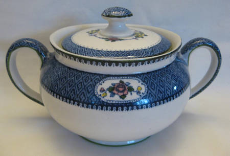 Yang Tse (Multicolored Floral) Sugar Bowl & Lid