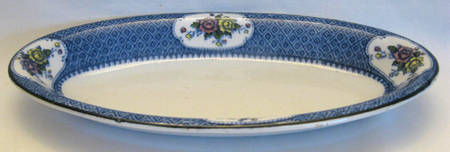 Yang Tse (Multicolored Floral) Relish/Gravy Underplate
