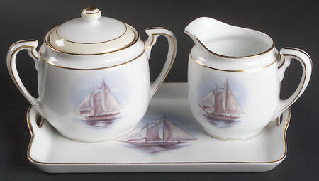 N2880 Mini Creamer & Open Sugar with Tray