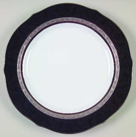 Kingswood Platinum Accent Luncheon Plate