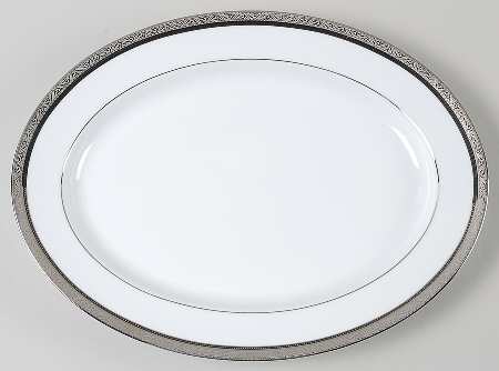 Kingswood Platinum 13" Oval Serving Platter