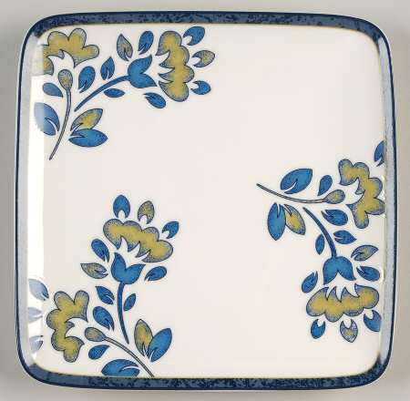Blue Isle Square Salad Plate