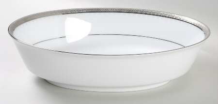 Metropolitan Platinum 9" Oval Vegetable Bowl