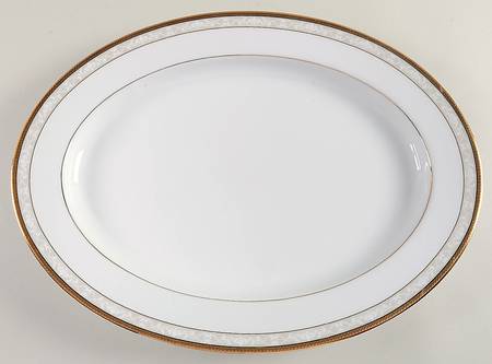 Hampshire Gold 16" Oval Serving Platter