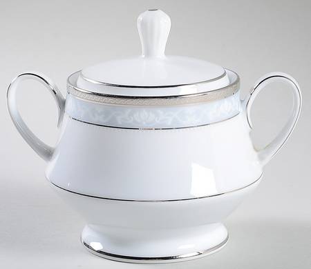 Hampshire Platinum Sugar Bowl & Lid