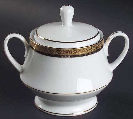 Kingswood Gold Sugar Bowl & Lid