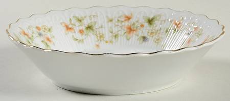 Wild Berry (Gold Trim) Fruit/Dessert (Sauce) Bowl