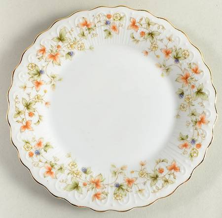 Wild Berry (Gold Trim) Bread & Butter Plate