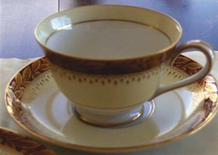 N3028 Footed Cup & Saucer Set