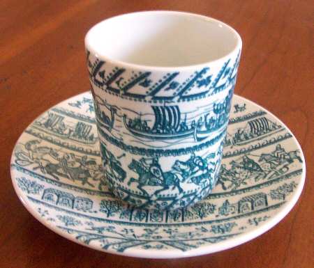 NYD2 Flat Demitasse Cup & Saucer Set