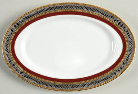 Ruby Coronet Relish/Butter Tray