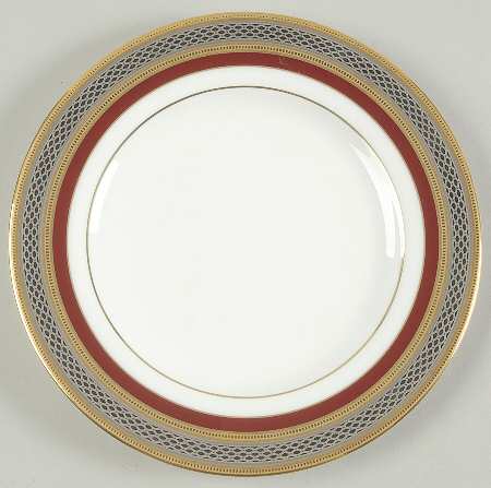 Ruby Coronet Bread & Butter Plate