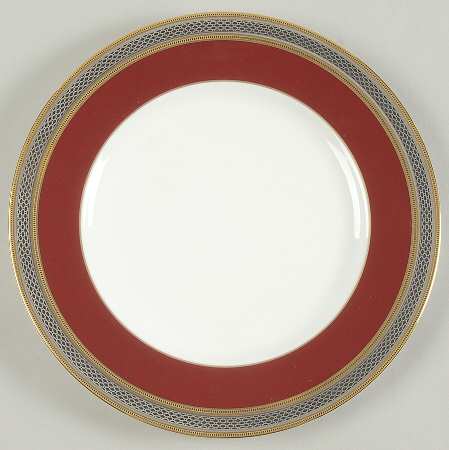 Ruby Coronet Accent Luncheon Plate