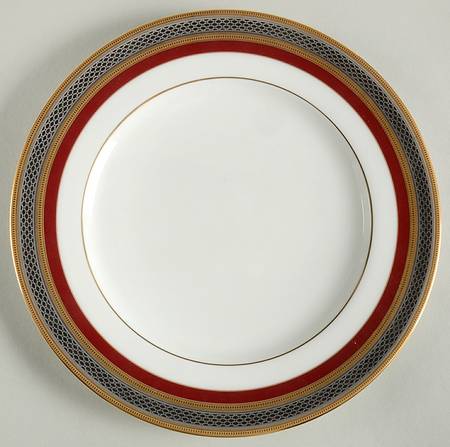 Ruby Coronet Salad Plate