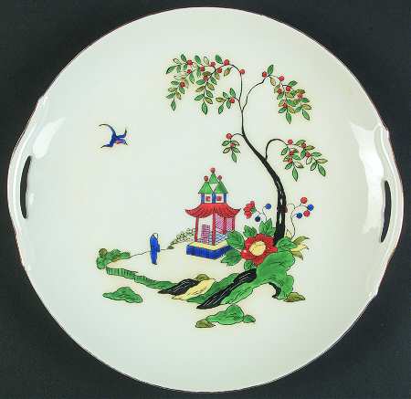 N3043 Handled Cake Plate
