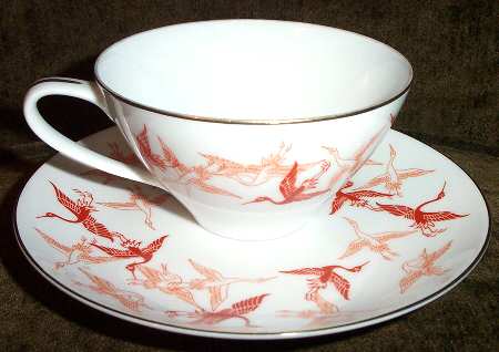 N3052 Flat Cup & Saucer Set