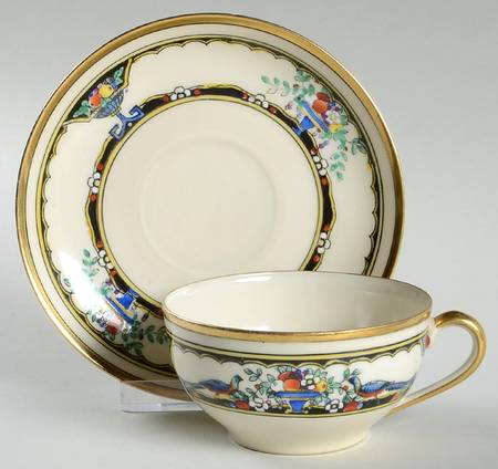 N3064 Flat Cup & Saucer Set