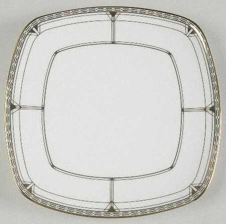 Palmer Gold Square Luncheon Plate