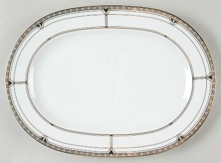Palmer Gold 14" Oval Serving Platter