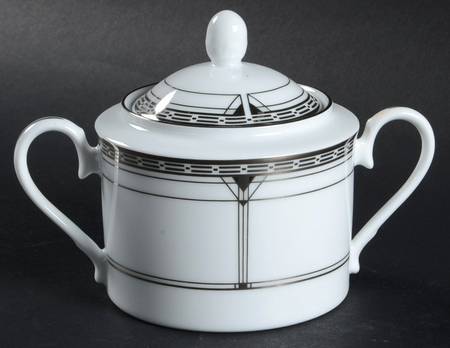 Palmer Platinum Sugar Bowl & Lid
