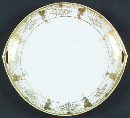 N4639 Handled Cake Plate