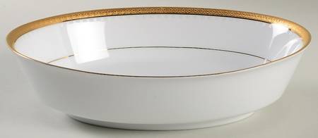 Metropolitan Gold II 9" Oval Vegetable Bowl