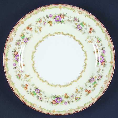 Columbine (No #, Yellow Trim) by Noritake