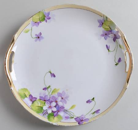 N4641 Handled Cake Plate