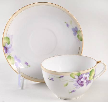 N4641 Flat Cup & Saucer Set