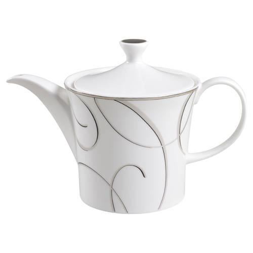 Elegant Swirl Tea/Coffee Pot & Lid
