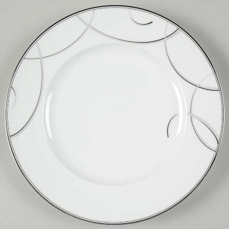 Elegant Swirl Salad Plate