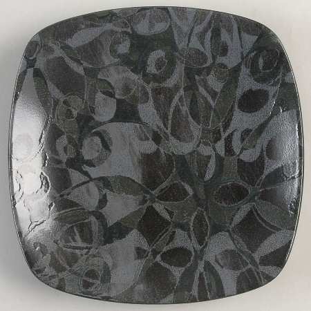 Elements Onyx Square Salad Plate