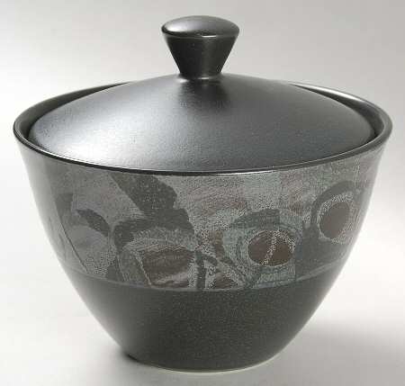 Elements Onyx Sugar Bowl & Lid