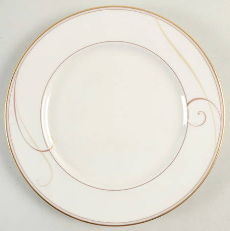 Golden Wave Salad Plate
