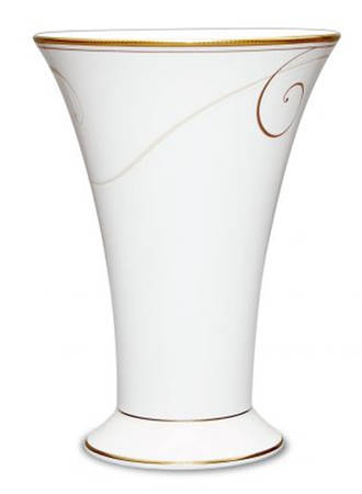 Golden Wave 6" Fluted Vase