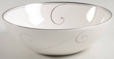 Platinum Wave Coupe Soup Bowl