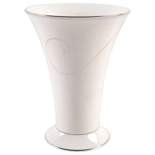 Platinum Wave 9" Vase