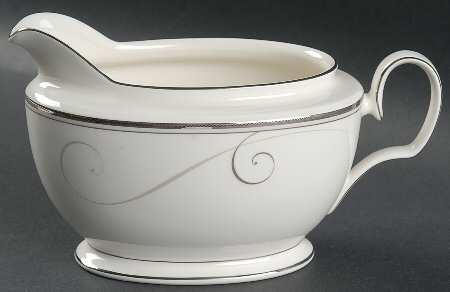Platinum Wave Gravy Boat
