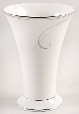 Platinum Wave 6" Vase