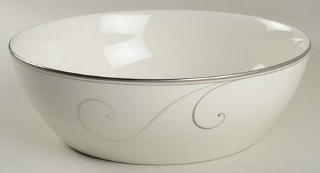 Platinum Wave 10" Round Vegetable Bowl