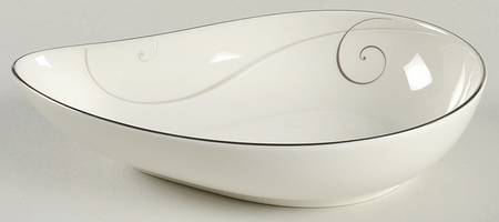 Platinum Wave 9" Teardrop Bowl