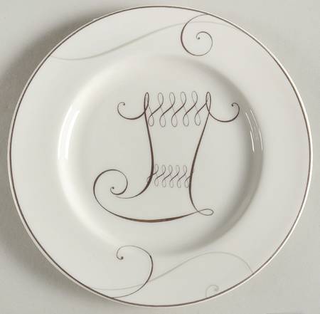 Platinum Wave Appetizer Plate