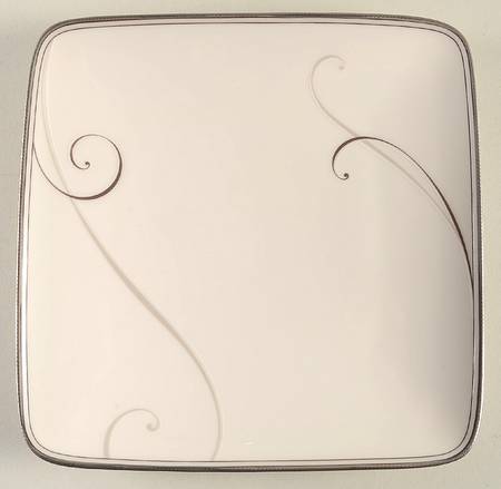 Platinum Wave 7" Square Plate
