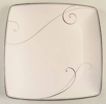 Platinum Wave 10" Square Plate