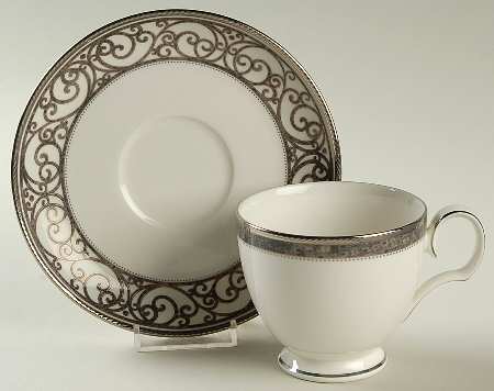 Verano Footed Cup & Saucer Set